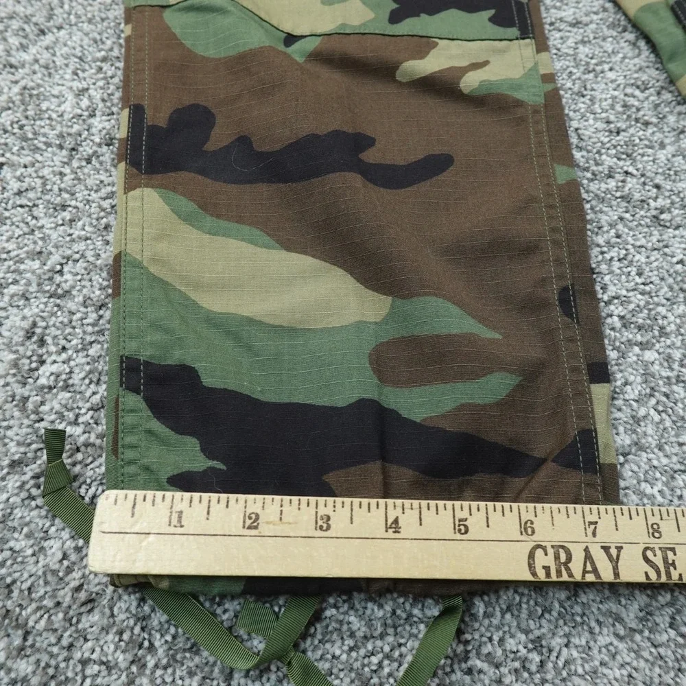 Military Pants Mens S Woodland Camo Cargo Hot Weather Combat Trouser Army ACU